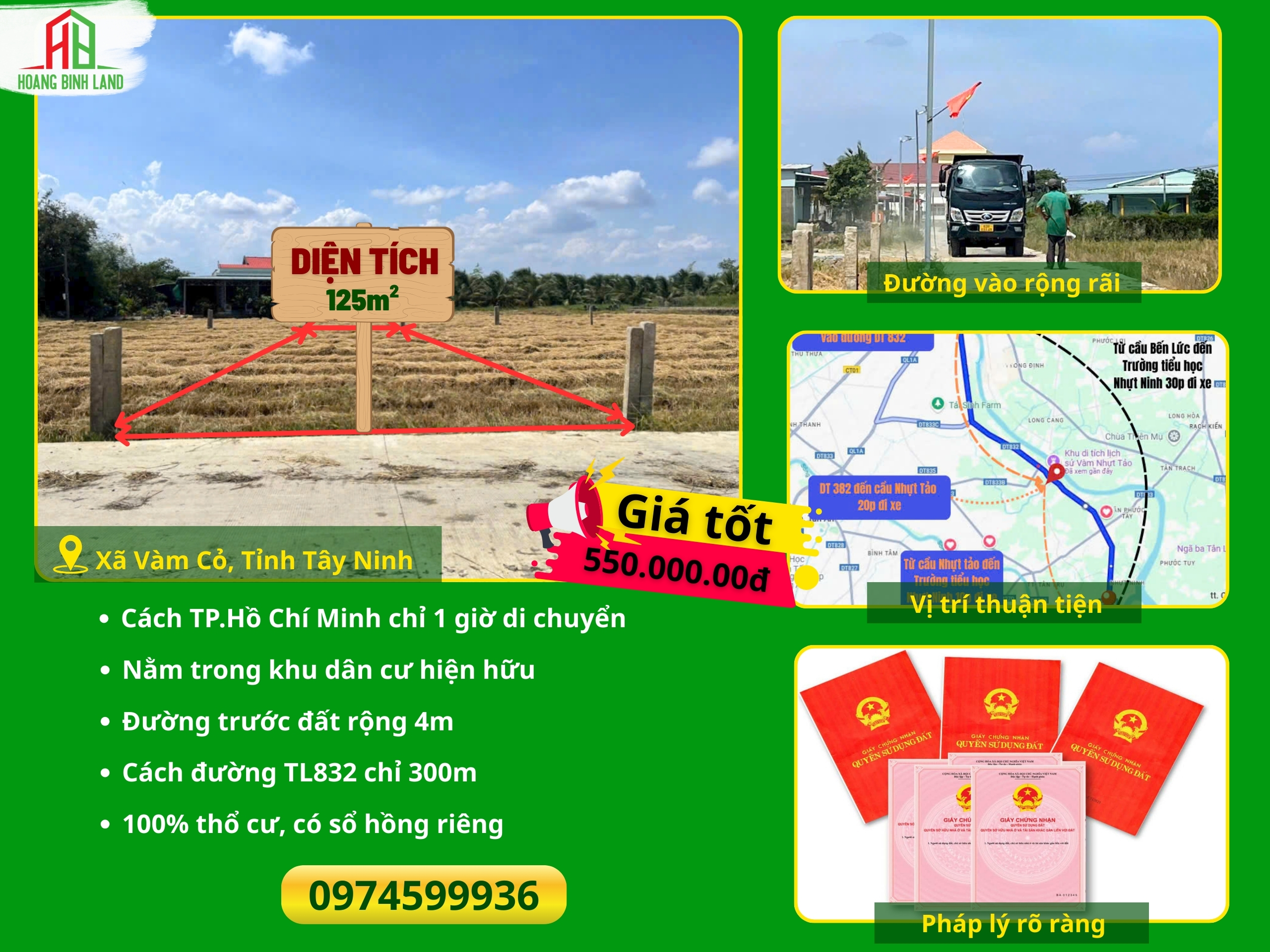  BÁN ĐẤT THỔ CƯ GIÁ TỐT – VỊ TRÍ ĐẸP TẠI TÂY NINH 